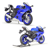 Para Yamaha Yzf R6 Miniatura Metal Moto Adornos Coleccion