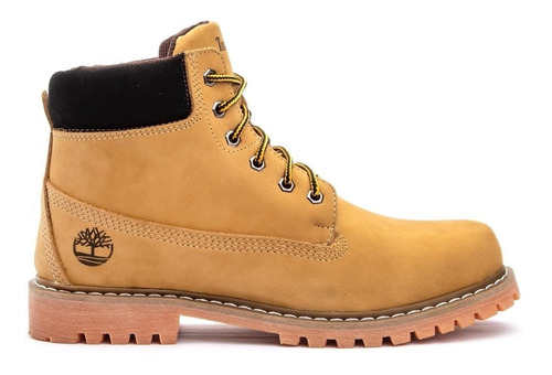 Bota Timberland Clássica Inch Couro Nobuck Sola Latex  C/nf 