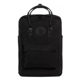 Mochila Kanken Fjallraven Medium 16 Litros Cuero Negro