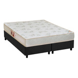 Cama Box King: Colchão D33 Castor Sleep Max Relax+base Crc 