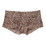 Calcinha Victorias Secret Renda Lacie Boyshort Panty Leopard