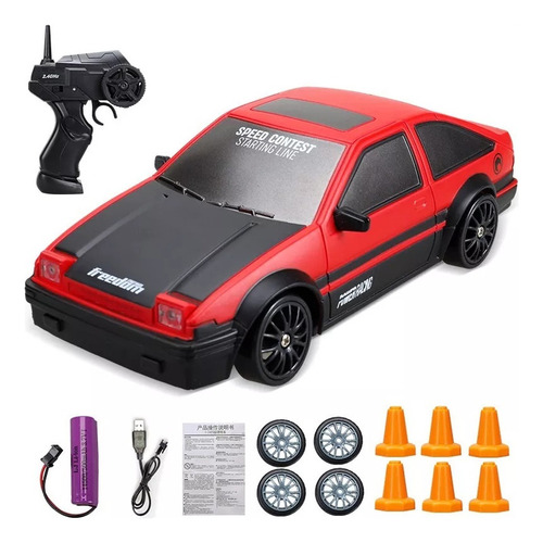 Coche Teledirigido 4wd Rc Drift Toy Car Racing De 2.4 G