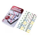 Juego Domino 28 Piezas Bajo Relieve Estuche Lata 5064