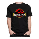 Camiseta Jurassic Park Desenho Geek Camisa 100% Algodão