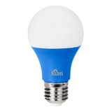 Lâmpada Led Colorida Bulbo A60 7w Azul E27 Bivolt Kian