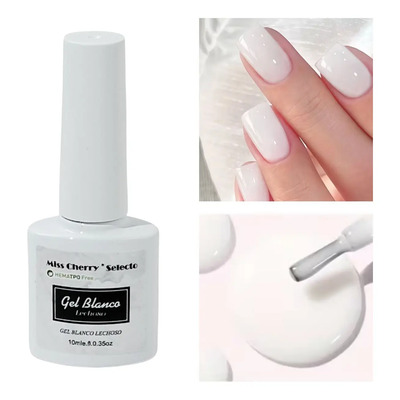Gel Semipermanente Blanco Lechoso Miss Cherry (1 Pza) | MercadoLibre
