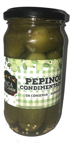 Pepinos Agridulce Finca Cave Canem Gourmet Mendoza