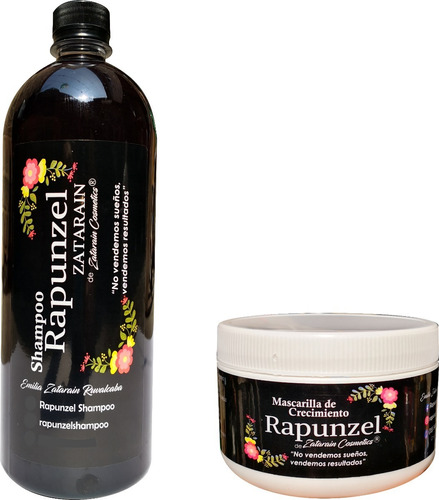 Shampoo + Mascarilla De Crecimiento Rapunzel Zatarain