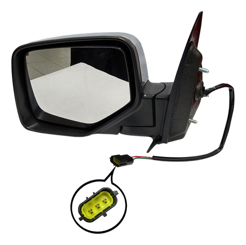 Espejo Retrovisor Ford Ranger 2005 - 2008 Electrico Cromado Foto 5