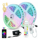 Z Tira Led 20m Rgb5050 Luces Led Bluetooth Para Decoración X