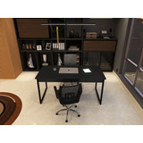 Kit 2 Cadeira De Escritório Office + Escrivaninha P/ Estudo