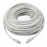 Cable Red Cat5 Armado 25 Mts Gris Cable De Ethernet Rj45 