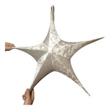 Estrella Blanca Decoracion Pino Navideño De 65cms Hermosas