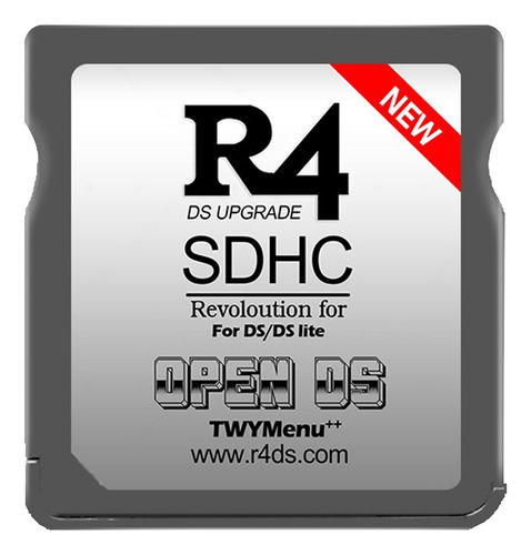 Tarjeta De Grabación Sdhc R4, Nueva, Abre Twymenu++ Dual Cor