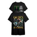 Kit 2 Camisetas Bts Jung Kook Jk Album Golden Solo Unissex