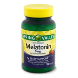 Melatonina 5mg 120cap Ayuda Dormir Sabor Fresa Fast Dissolve