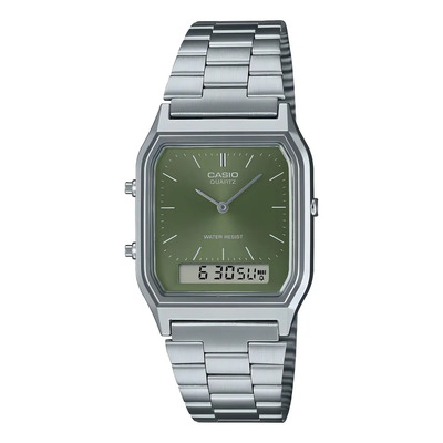 Reloj Casio Moda Modelo: Aq-230a-3amqycf Correa Gris | Meses sin interés
