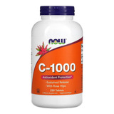 Vitamina C 1000 Mg  Now Foods Rose Hips 250 Tabs