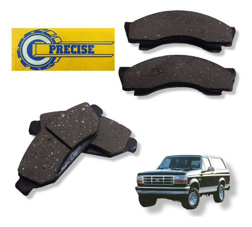 Pastillas Freno Ford Bronco 87-93 F-150 Del 7264 Foto 2