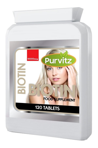 Biotina 120 Capsulas 10.000 Mcg 