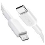 Anker Cable Usb C A Lightning (certificado Mfi De 6 Pies), Cable Cargador Para iPhone Powerline Ii Para iPhone 13 13 Pro 12 Pro Max 12 11 X Xs Xr 8 Plus, AirPods Pro, Soporta Suministro De Energía