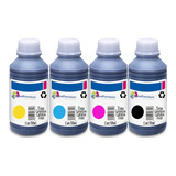 4 Medios Litro Tinta Generica 664 | Eps L410 L495 L310 L455