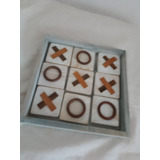 Juego De Mesa Madera Tic Tac Toe