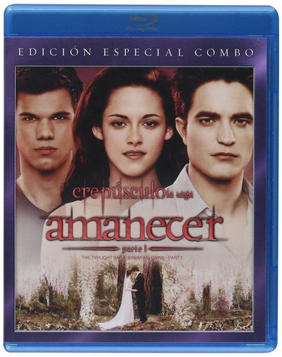 Amanecer Parte 1 Uno Saga Crepusculo Pelicula Blu-ray + Dvd