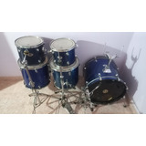 Bateria Db Drums 5 Cuerpos /parches Nuevos Con Fierros.