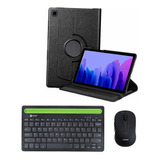 Capa P/ Tablet A7 T500 T505 10.4 + Teclado E Mouse Bluetooth
