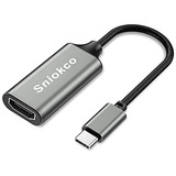 Adaptador Usb Tipo C A Hdmi Negro Compatible Con Macbook Pro