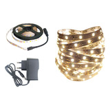 Fita Led 3528 Branco Quente Amarela 3m 300 Leds 12v Fonte