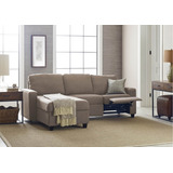 Serta Palisades Reclinable Seccional Con Chaise