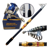 Kit De Pesca - Vara Carbono Leve 3 Metros E Molinete Cs 5000