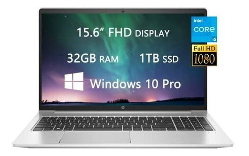Laptop Hp Probook 450 G8 15.6'' Core I5 32gb 1tb -plateado