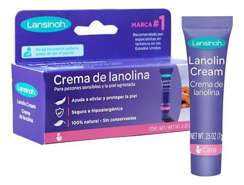 Crema Para Pezones Y Piel De Lanolina 7gr Lansinoh