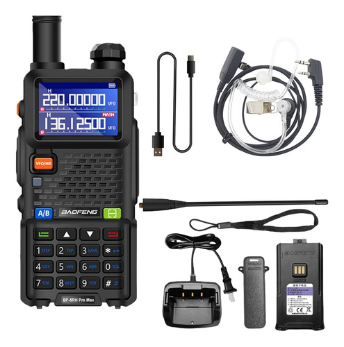 Manos Libres Walkie Talkie Uhf/vhf 14.5w Upgrade Of Bf Uv-5r