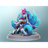Ahri From League Of Legend - Stl Para Impresion 3d