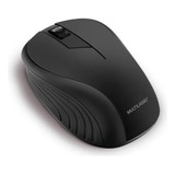 Mouse Optico Sem Fio Preto Ergonômico Multilaser Mo212