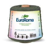 Barbante Euroroma Colorido 1 Kg Nº6 - Cor 805 Verde Militar