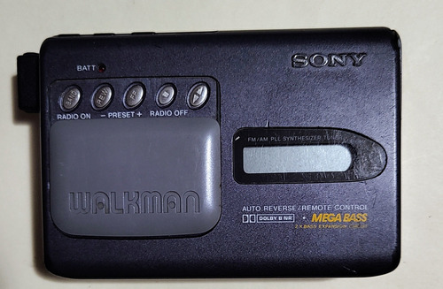 Sony Walkman Cassette/radio Am Fm Wm-fx55 Funcionando 