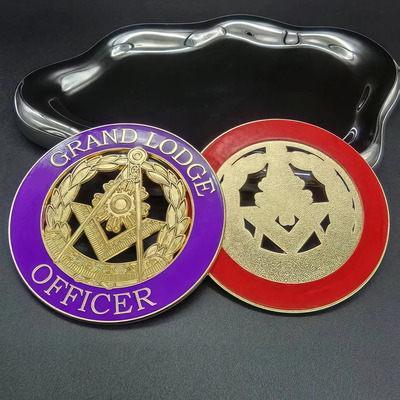 Emblema De Oficial De La Gran Logia Masónica Chapado En Gyp