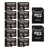 Gigastone 64gb 10-pack Tarjeta Micro Sd, Video 4k Uhd, Drone