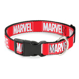 Collar Para Perros L Marvel Red