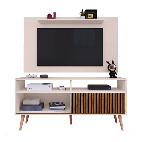 Painel Minimalista Tv Smart 48 Pol Rack Reforçado Home Sala