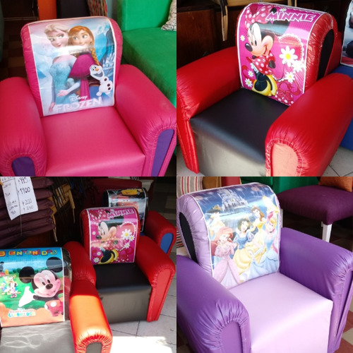 Sillones Infantiles Con Motivos Varios $1890.