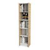 Estantería Biblioteca Columna Modular Nordico Melamina