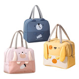 Lunchera Vianda Termico Infantil Impermeable C/manijas