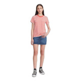 Pollera Jean Mujer Deconstructed Levi's® Skirt Moda Premium!