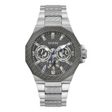 Reloj Guess Para Hombre De 45 Mm - Brazalete En Tono Platead